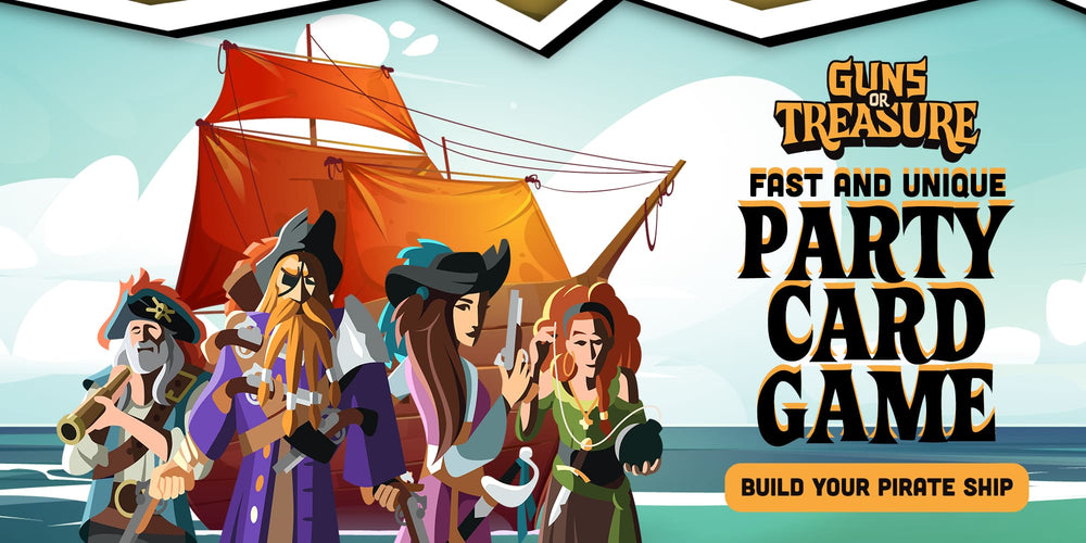 Guns or Treasure Banner